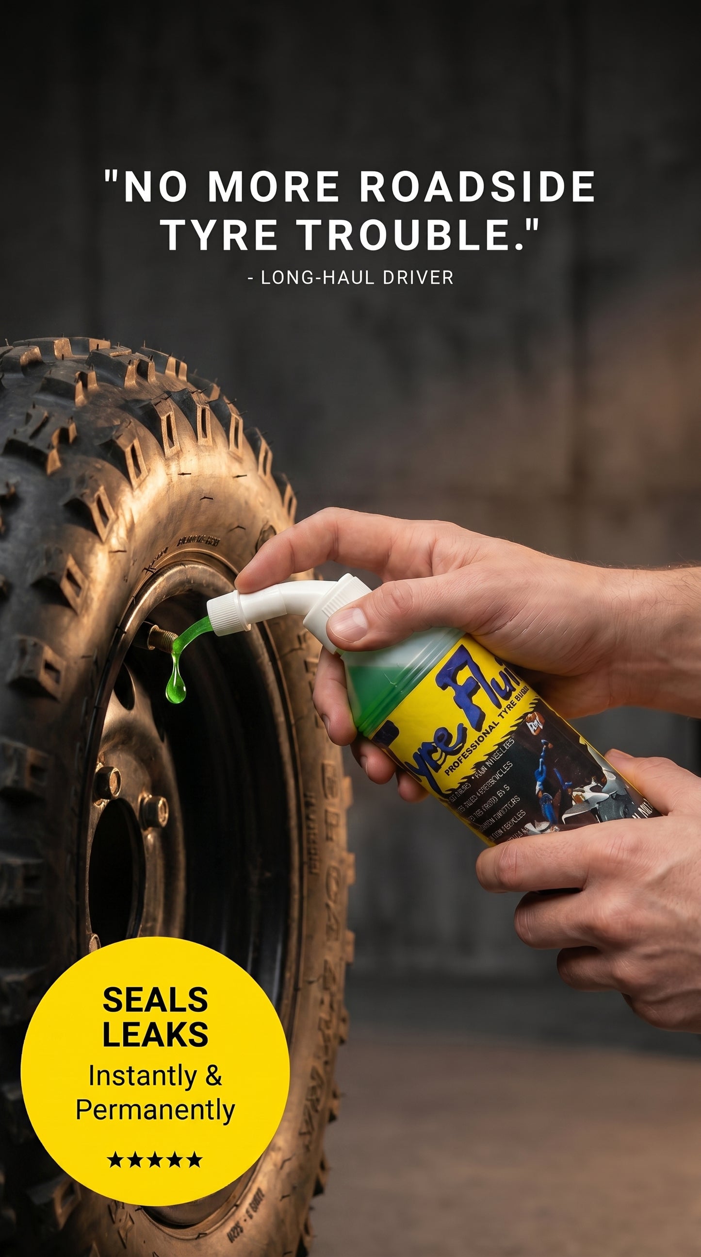 Tyre Fluid PS2 500ml with DIY Kit